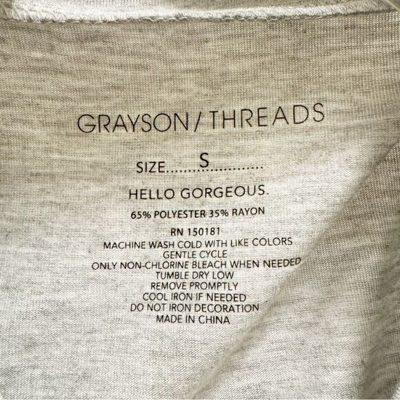 Grayson Threads “Peace Love Wine” Short Sleeve T-Shirt - Size Small - Picture 5 of 6